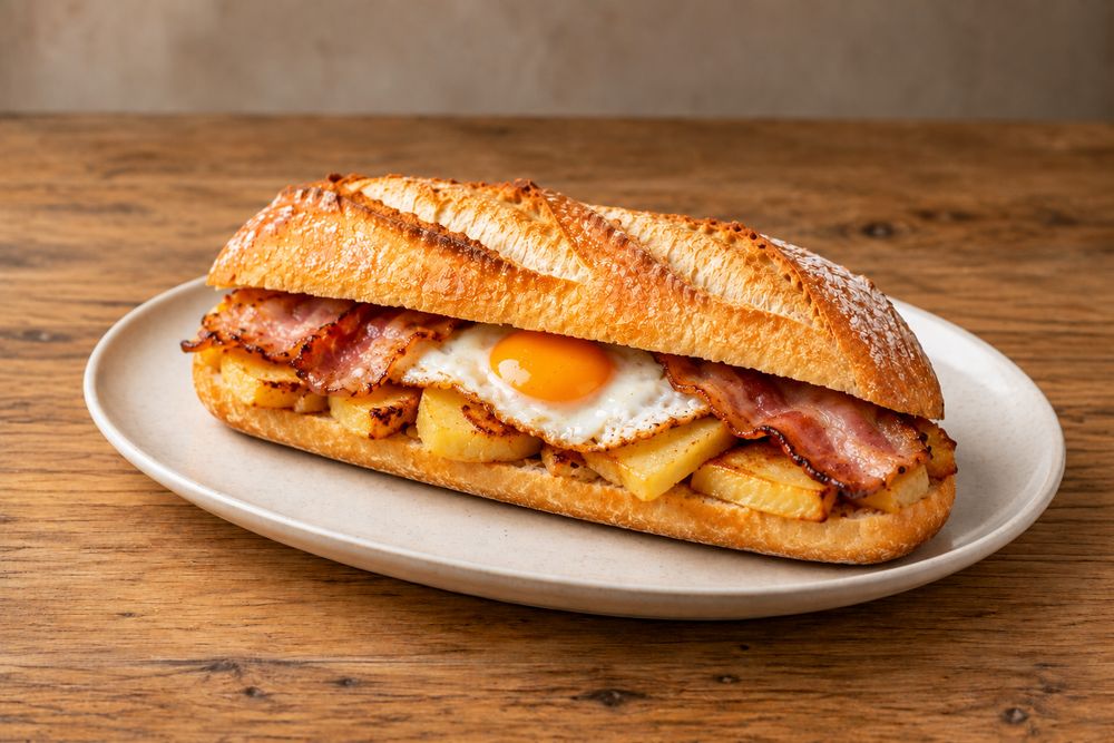 Foto de Bacon, patatas y huevo